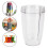 Για Nutribullet Αντικατάσταση μεγάλης κούπας 24oz 600/900w Ανταλλακτικό μεγάλο κύπελλο 1
