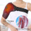 Adjustable Heated Shoulder Wrap Pad Brace Support Therapy Pain Relief Belt UK 3