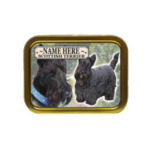 Personalised Scottish Terrier Dog Breed Tobacco Tin Gift & Smoking Products