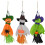3 pcs Halloween Decoration Hanging Ghost, Pumpkin Ghost Straw Windsock Pendant 1