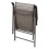 Living And Home Set of 2 Metallic-Frame Fabric Foldable Chairs 6