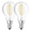 OSRAM Osram LED 40W Filament Glass SES Bulb | Mini Globe | Clear [2-Pack] 2