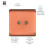 Trendi Switch Trendi Artistic Modern Glossy Tactile 2 Gang TV Socket Copper 2