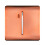 Trendi Switch Trendi Artistic Modern Glossy 20 A Tactile Light Switch & Neon Insert Copper 1