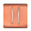 Trendi Switch Trendi 2 Gang (2 Way & Intermediate) Glossy 10 Amp Rocker Light Switch  Copper 1