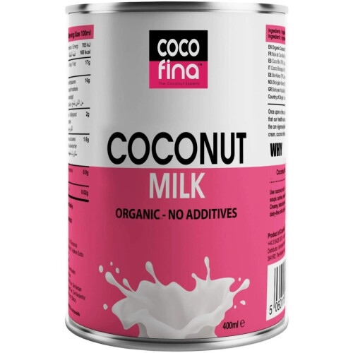 Cocofina Organic Coconut Milk 400ml