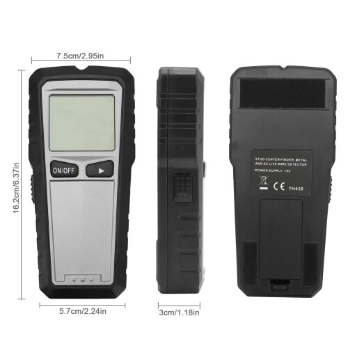 5 in1 Electric Stud Finder Cable Wire Detector Scanner Wall Metal 2