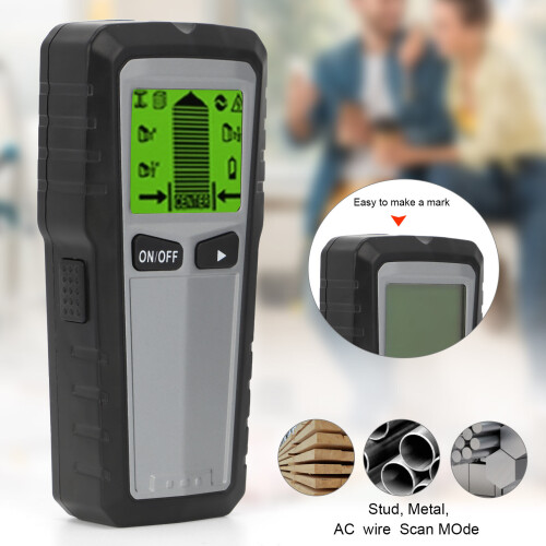 5 in1 Electric Stud Finder Cable Wire Detector Scanner Wall Metal