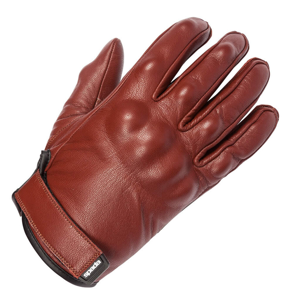 (, S) Spada Wyatt Ce Leather Motorcycle Gloves Red 5032173155367