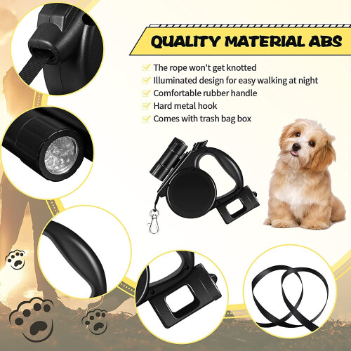 5M/50KG Large Dog Lead Leash Strongs Retractable Extendables Lockable 1