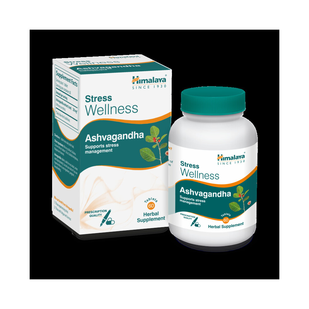 Himalaya'S Ashvagandha Tablets Relieve Stress Naturally 60'S