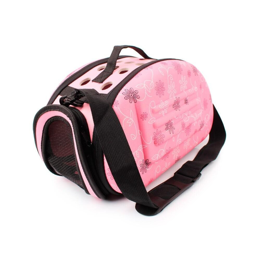 (Pink, 36x22x20cM) Pet Carriers for Small Cats Dogs Transport