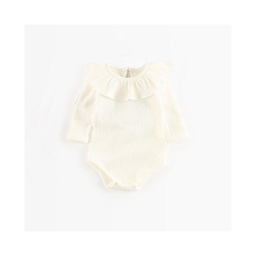 (White girl roMper, 6M) Baby Long Sleeve Rompers Newborn Clothes for 0-2 Years