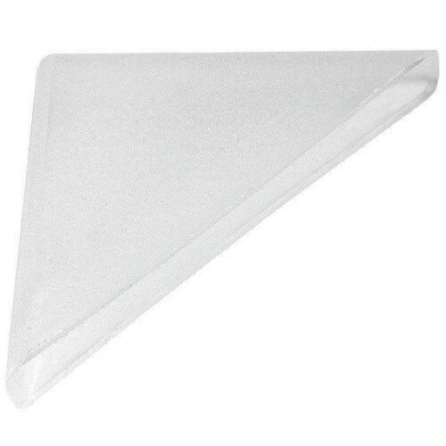(60) Glass Corner Protectors 4mm White/Clear Plastic x 4 to 500