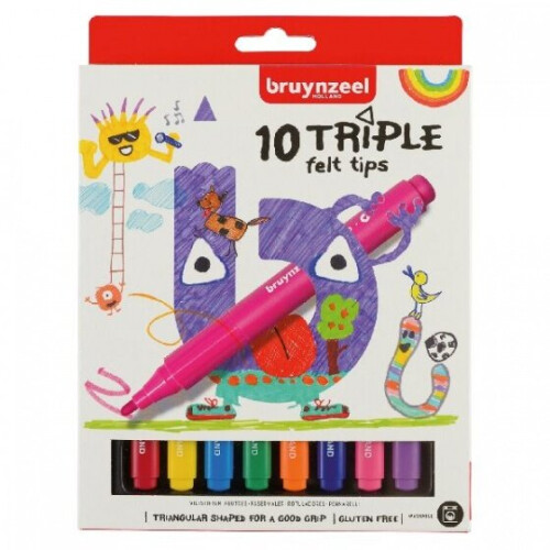 felt-tip pens Triple 10 pieces