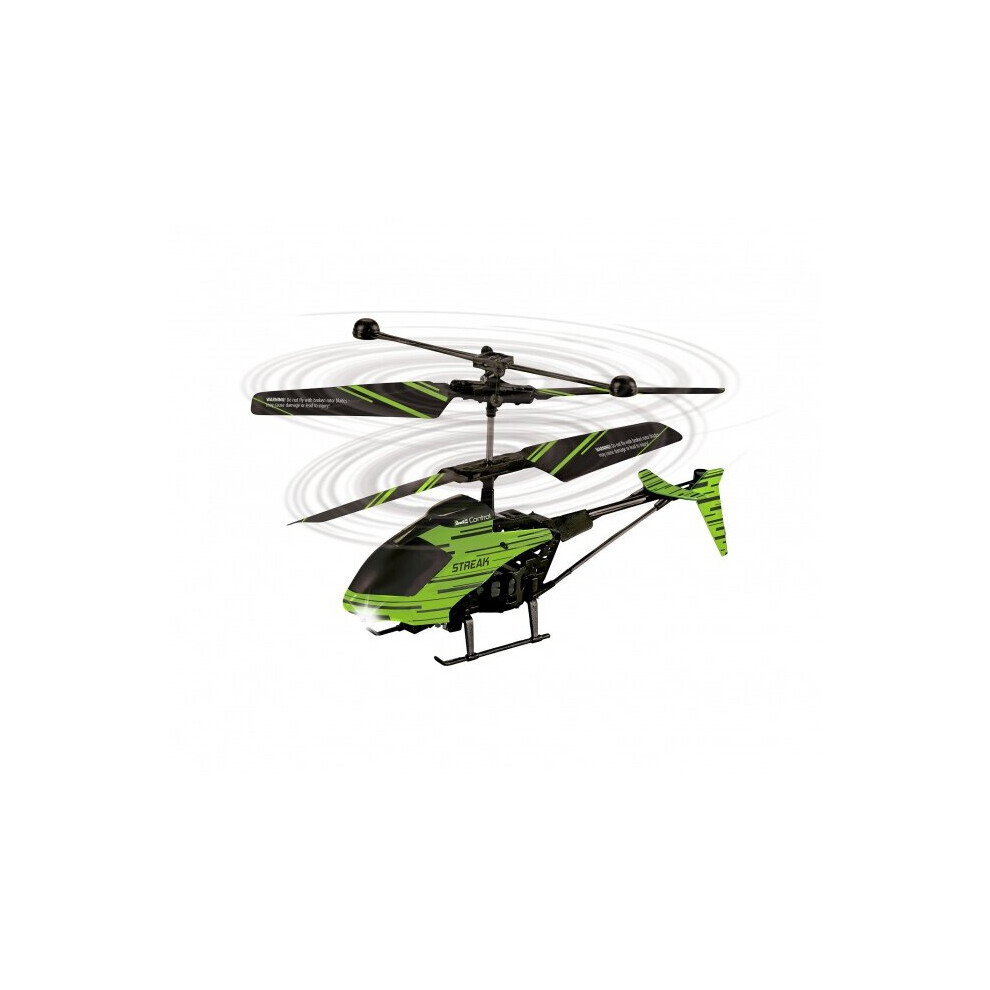 RC helicopter Streak junior/unisex green 18 cm