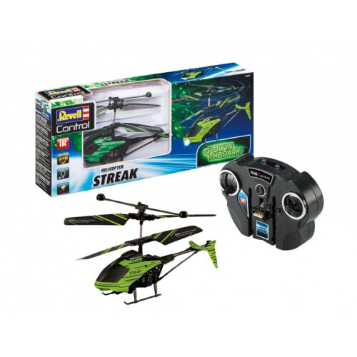 Revell RC helicopter Streak junior/unisex green 18 cm 2
