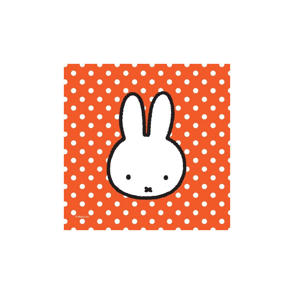 napkins Miffy 20 pieces red 33 x 33 cm