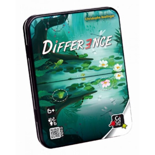 Gigamic card game Difference - Book