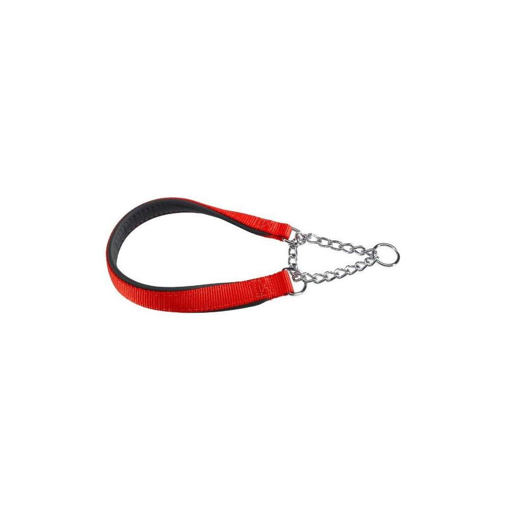 dog collar Daytona 50 x 2 cm steel/nylon red