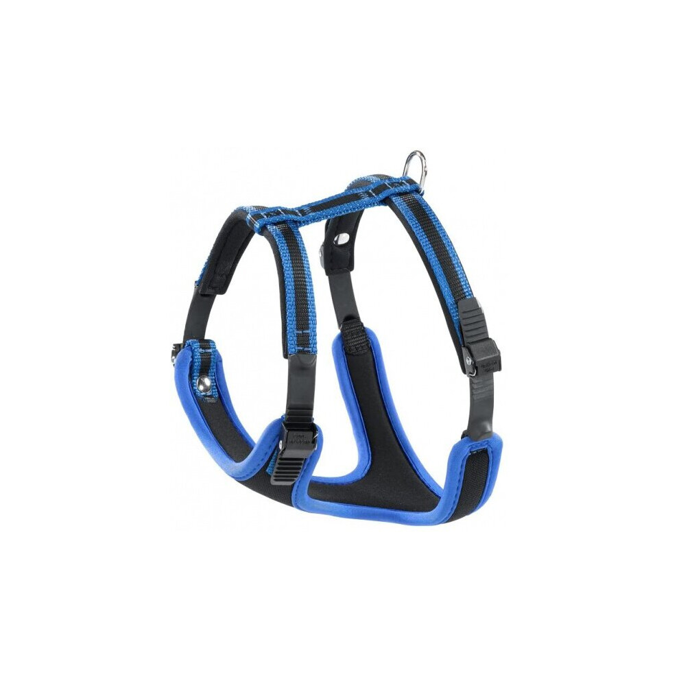 dog harness Ergocomfort 47 cm nylon black/blue