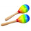 Wood Stripes maraca: 20 cm 1