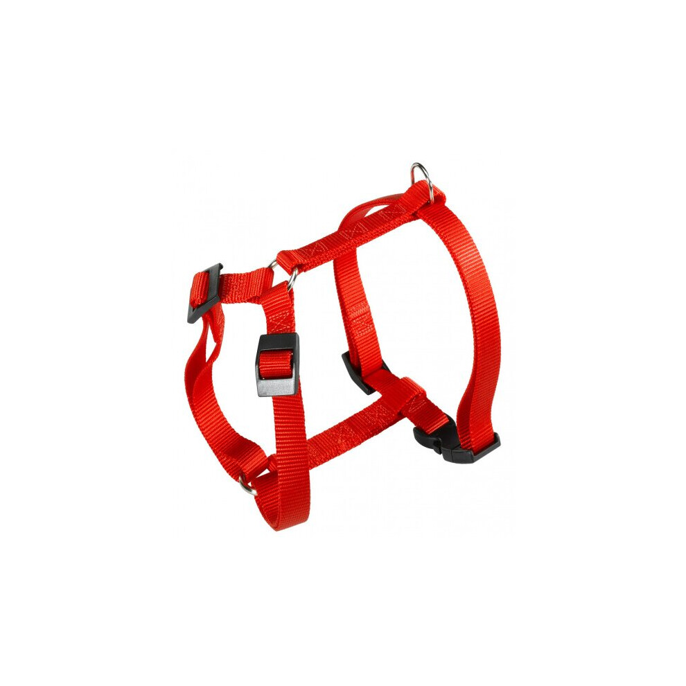 dog harness Champion 60 to 98 cm nylon red