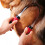 trim comb 28,5 x 6,5 cm steel black/red 2