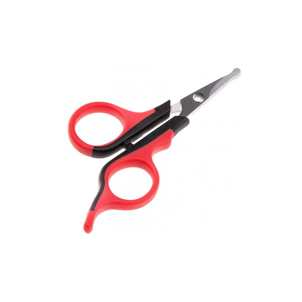 scissors for dogs 12.4 x 6.9 cm steel red