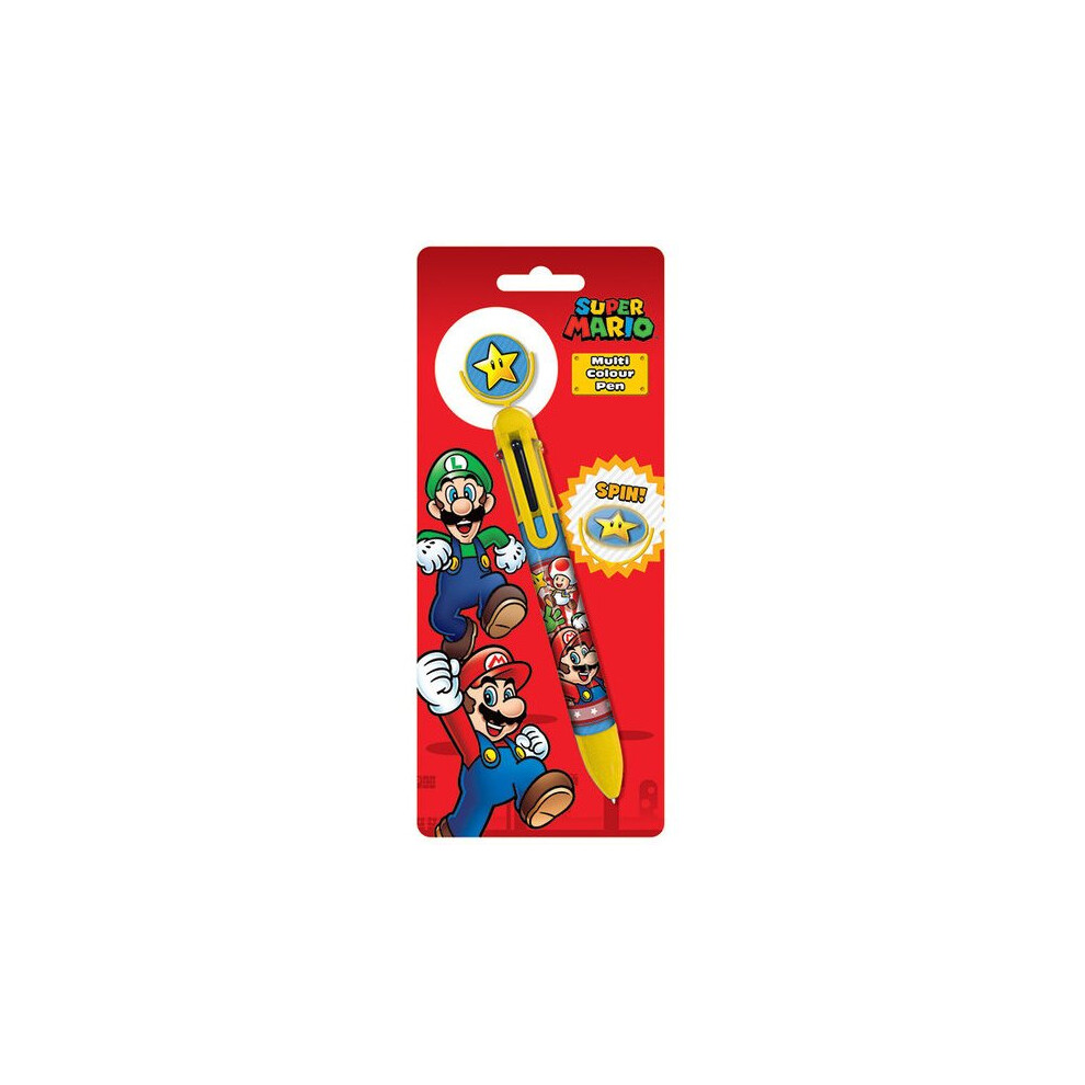 Coloured Pen Super Mario Burst Junior 17 Cm Yellow