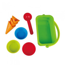 Conjunto de juguetes de playa - Hape - 8 piezas - Color azul - Para niños a partir de 24 meses