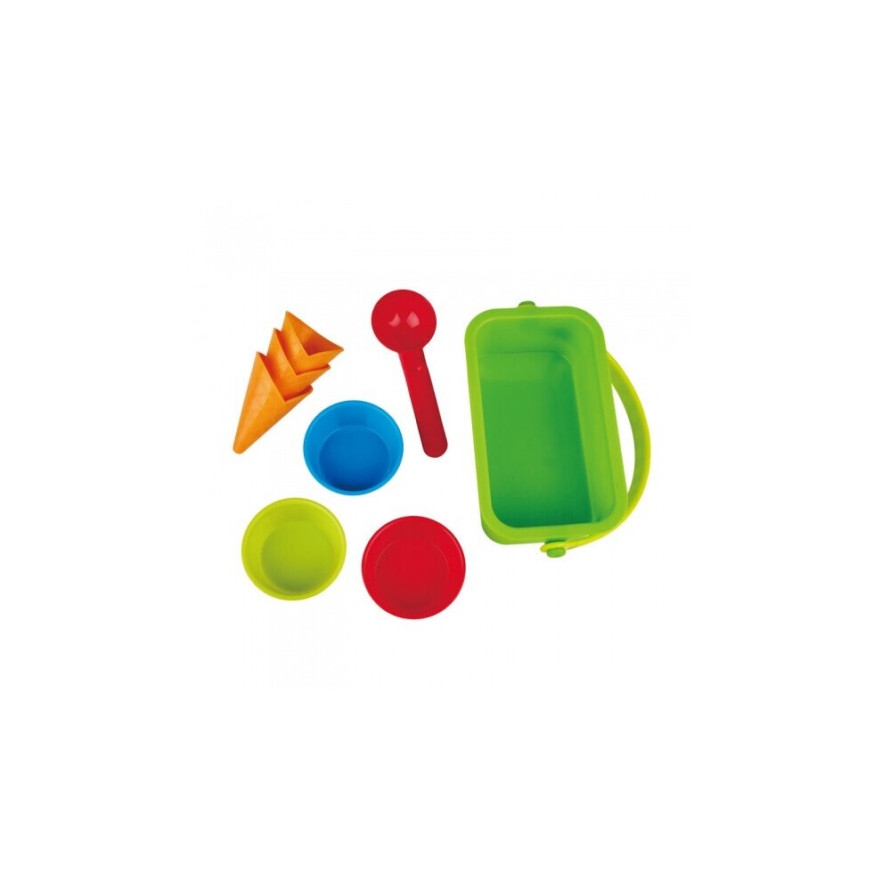 Set di ghiaccio da spiaggia - Hape - 8 pezzi - Colore blu - Per bambini a partire da 24 mesi