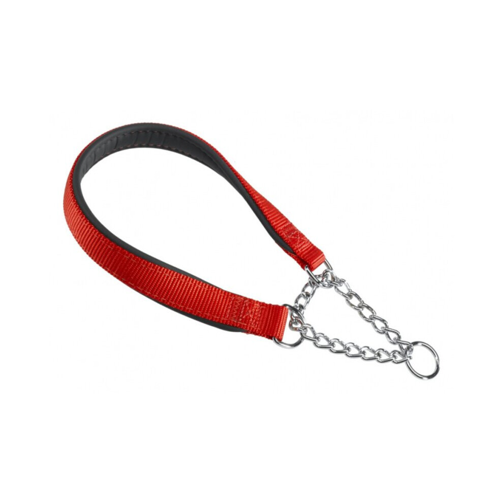 dog collar Daytona 40 x 1.5 cm steel/nylon red