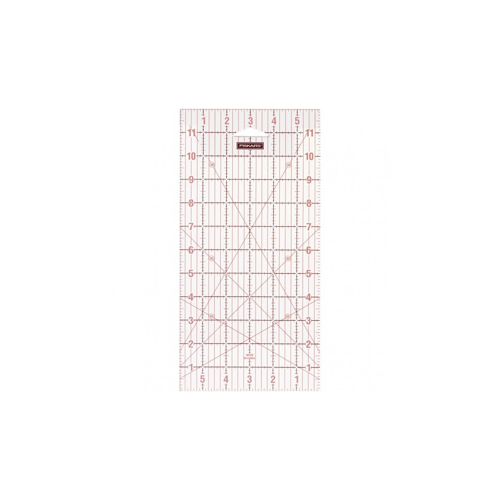 patchwork ruler transparent 31 x 16 cm