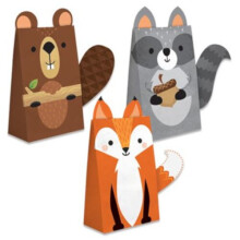 party bags Wild One junior 20 cm paper 8 pcs