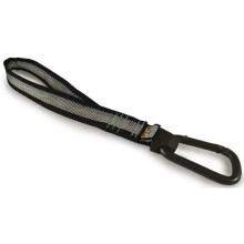 seatbelt dog 40/55 cm nylon black/grey
