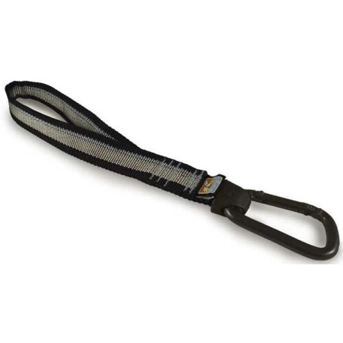 seatbelt dog 40/55 cm nylon black/grey