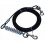 mooring line Tie Out Cable 470 cm stainless steel black 1