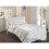 (Single, Cream) Duck Feather Filled Bolster Pillows with Pillowcase 3