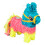 mini-piata easel 20 x 18 cm paper blue/pink/yellow 1