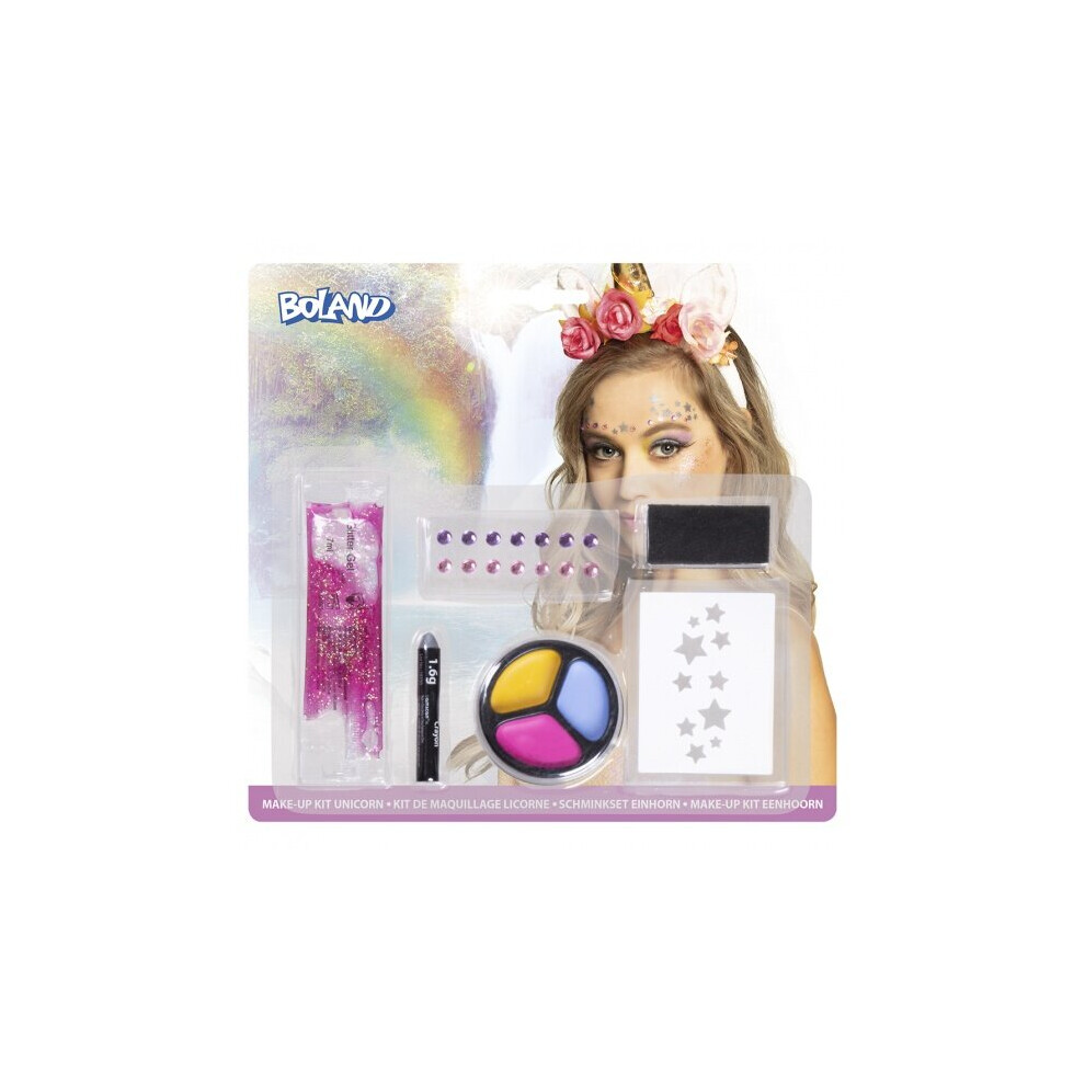 Boland Yellow Makeup Set Unicorn 5-Piece