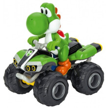 Cuatrimoto radiocontrolada Mario Kart, Yoshi - CARRERA-TOYS - Tecnología 2,4GHz - Exterior