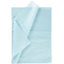 Papel de seda - Creotime - 50 x 70 cm - Azul Claro - 25 hojas