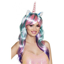 Long unicorn wig of dreams for women