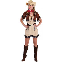 dress Cowgirl Texas ladies suede beige size S