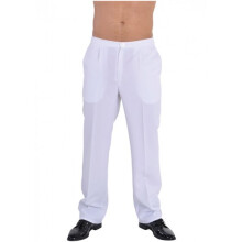 trousers eighties polyester white size M