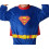 DC Comics costume suit Superman boys blue 2-piece size 68-80 2