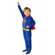 costume suit Superman boys blue 2-piece size 68-80