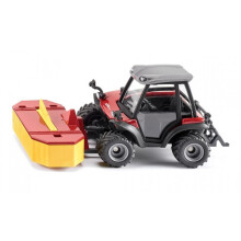Siku 52.003.068, Kit de montage, Modèle de tracto-pelle, Aebi TerraTrac TT211, Gris, Rouge, 97 mm, 235 mm