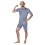 costume 20'Men's swimsuit polyester blue/white mt L 1